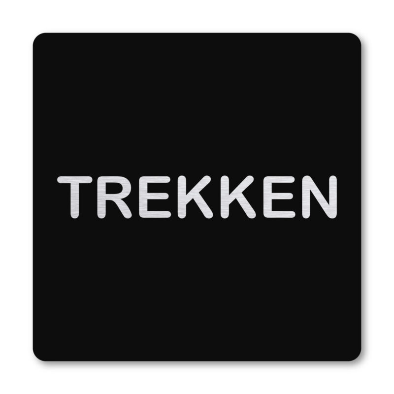 Pictogram trekken zwart