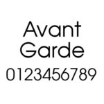 Font Avant Garde