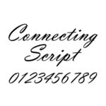 Font Connecting script