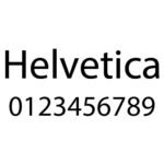 Font Helvetica